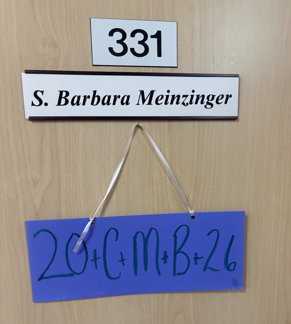 sign on Door for a blessing and hope