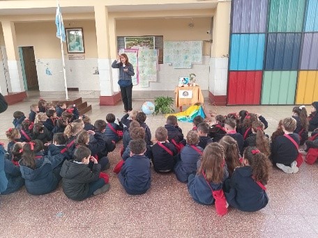 students sitting on the floor