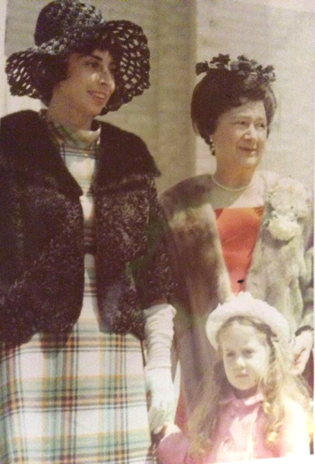 with mom and grandma