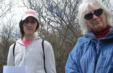 AHA student Demetria Poulus and Peg Bowden