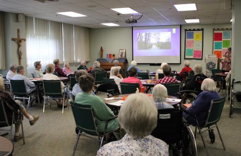 photo of  room during presentation