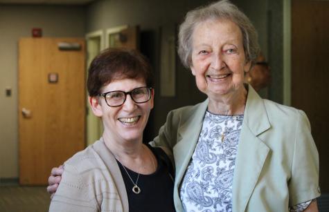 Associate Angela Sherman and Sr Noel Albers