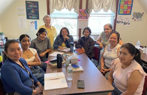 Level 4 students with Sister Betty King, CND