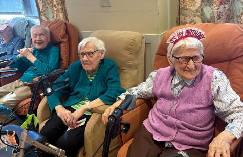 Sister Dorothy with her siblings, Sisters Blanche and Florence