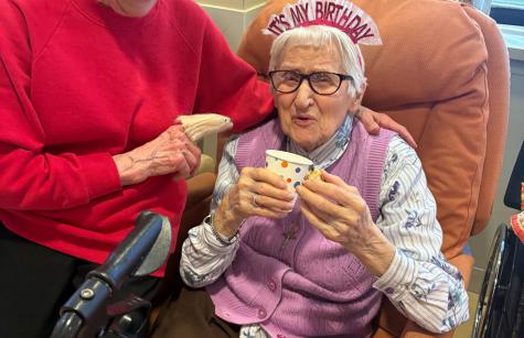 Sister Bern  Alfieri joined in the fun!