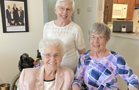 Sisters Marlene Panko, Shirley Stockus and Lorrita Verhey