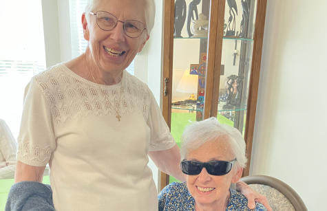 Sisters Shirley Stockus and Emily Wollschlager