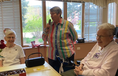 Sisters Shirley Stockus, Carolyn Jost, and Carol Brunner