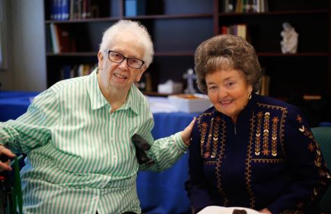 Sr Iris Marie McGann and friend