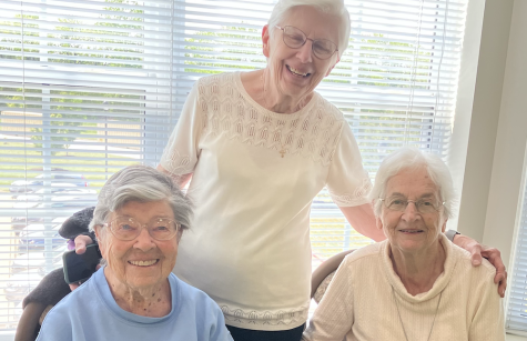 Sisters Julice Bots, Shirley Stockus, and Lucy Giacchetti