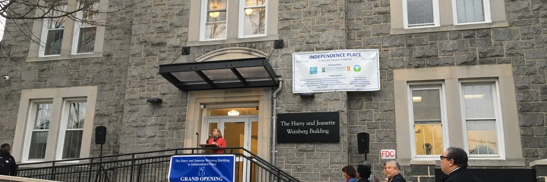 Marian House ribbon cutting